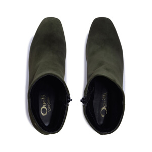 Carl Scarpa Effy Green Suede Ankle Boots